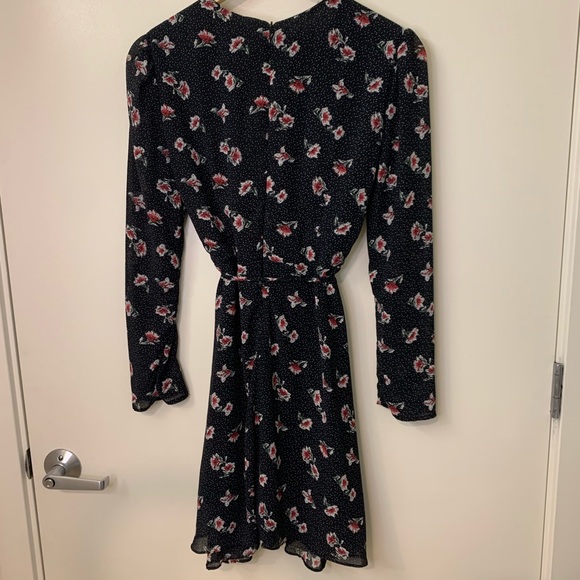 Glamorous Wrap Tea Dress With Ruffle In Print - Picture 6 of 9